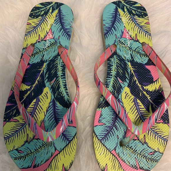 Vera Bradley Flip Flops 9-10 Sandals - Picture 8 of 8
